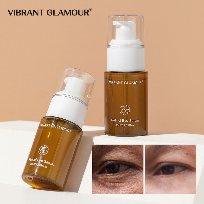 Crema de ojos VIBRANT GLAMOUR, loción de Retinol, reduce las líneas finas alrededor de los ojos e hidrata el cuidado de la piel de los ojos