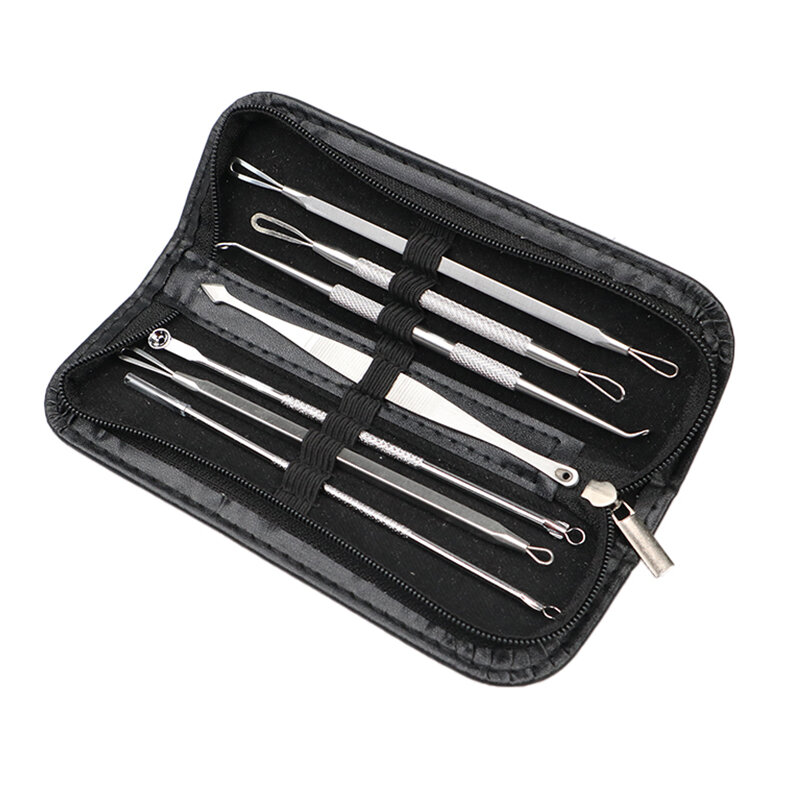 7pcs Acne Blackhead Remover Needles to Remove Blackheads, Acne Black Spot Extractor Stainless Steel Pimple Removal Tool