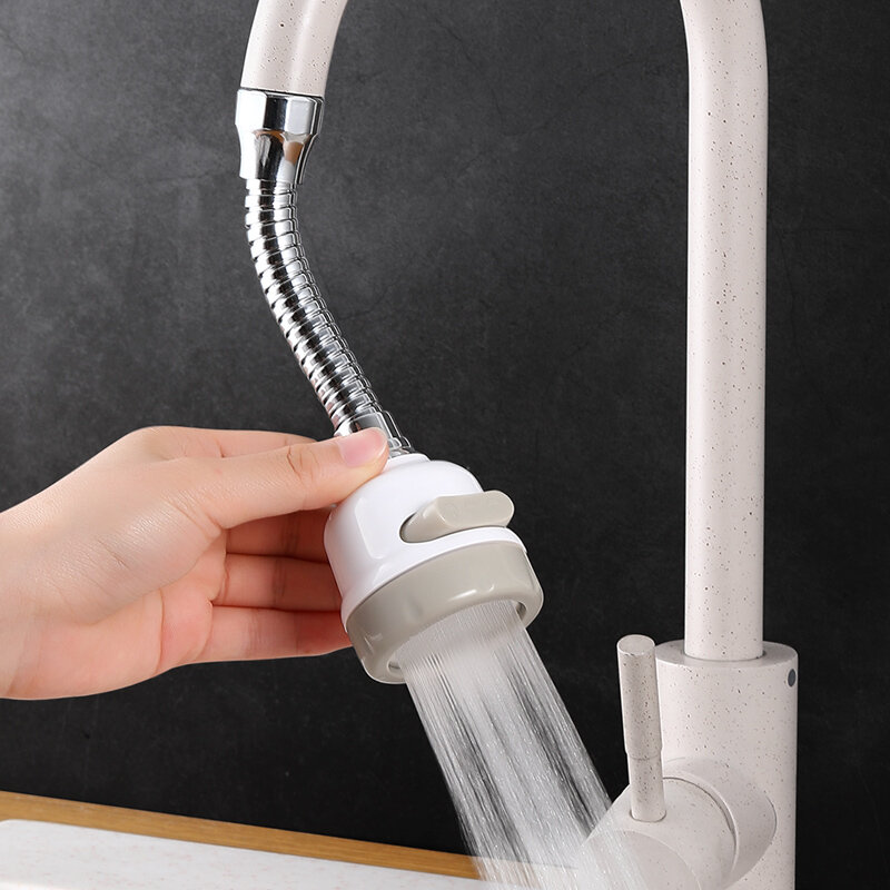 Faucet Extender Booster Shower Bathroom Kitchen Multi Gadget Filter Nozzle Saver Splash-proof 360 Rotation Pressurized Water Tap