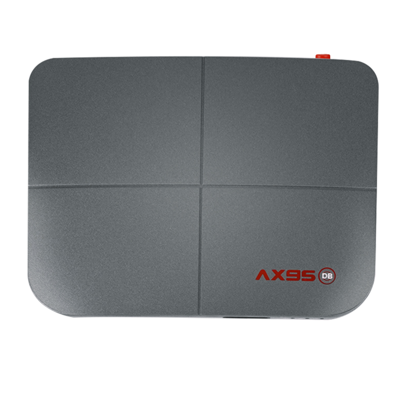 Mejor AX95 iptv caja DB Amlogic S905X3-B Android 9,0 tv soporte de caja Dolby Blu-ray BD MV ISO reproductor multimedia inteligente ip decodificador
