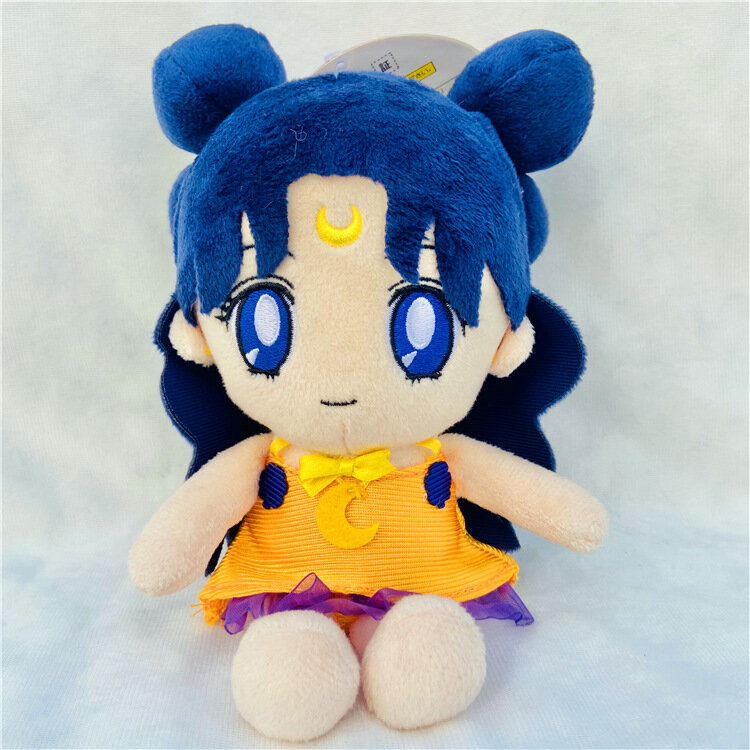 6สไตล์18ซม.Sailor Moon Queen Serenity Sailor Chinbi Moon Venus MercuryดาวยูเรนัสดาวพลูโตMars Plushตุ๊กตาวันเกิดของขวัญ