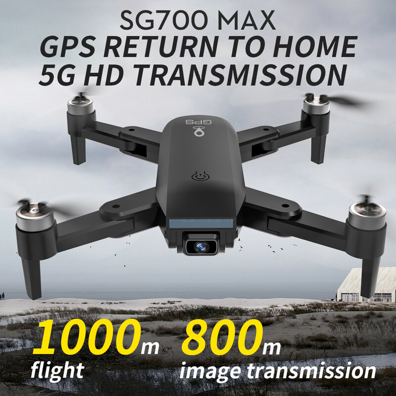 2021 nowy SG700MAX GPS Drone 5G Wifi Profesional 4K kamera HD fotografia lotnicza drony bezszczotkowy silnik składany Quadcopter zabawki