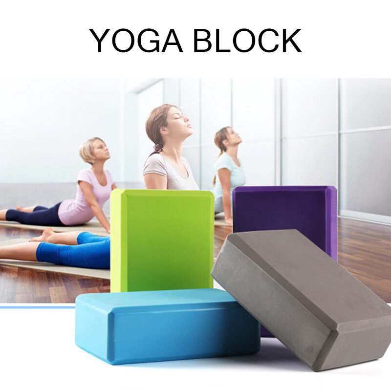 Gym Fitness EVA Yoga Block Colorful Foam Block Brick for Crossfit Exercise Workout Training Bodybuilding Equipment