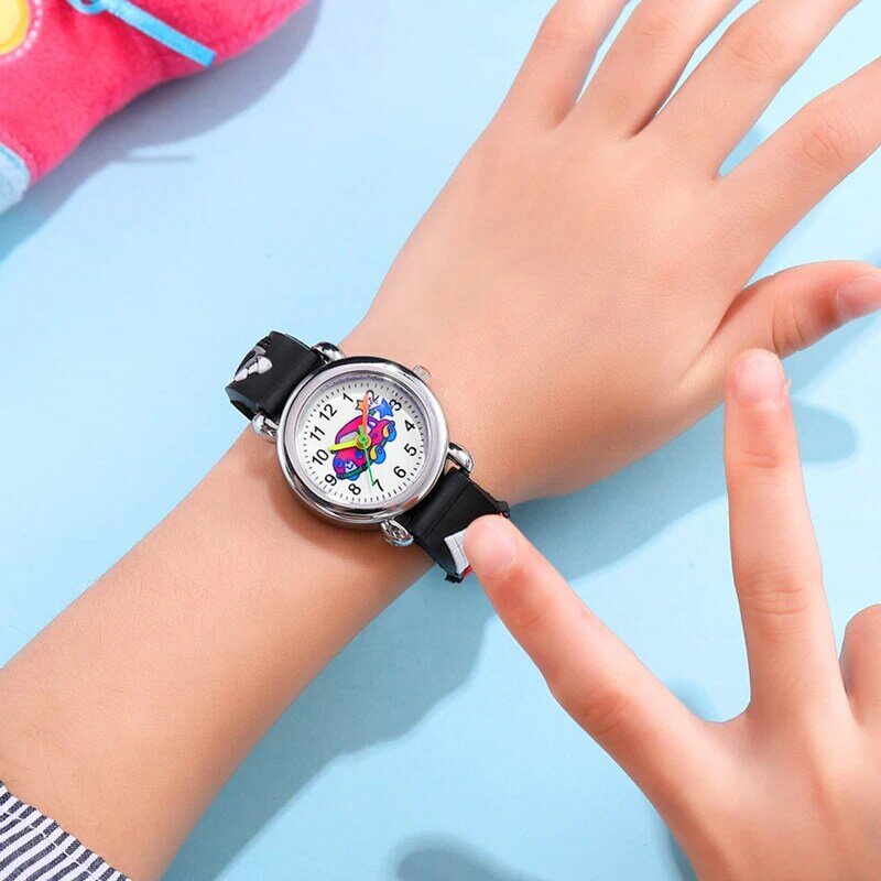 รถการ์ตูนนาฬิกาเด็กการเรียนรู้ Time สร้อยข้อมือคุณภาพดีนาฬิกาเด็กผู้หญิงของขวัญเด็กนาฬิกา...