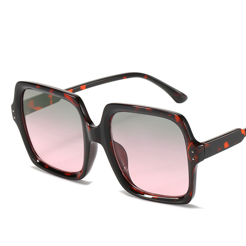Новинка 2021, модные трендовые солнцезащитные очки в большой оправе, солнцезащитные очки в стиле ретро, солнцезащитные очки для улицы, съемки,...