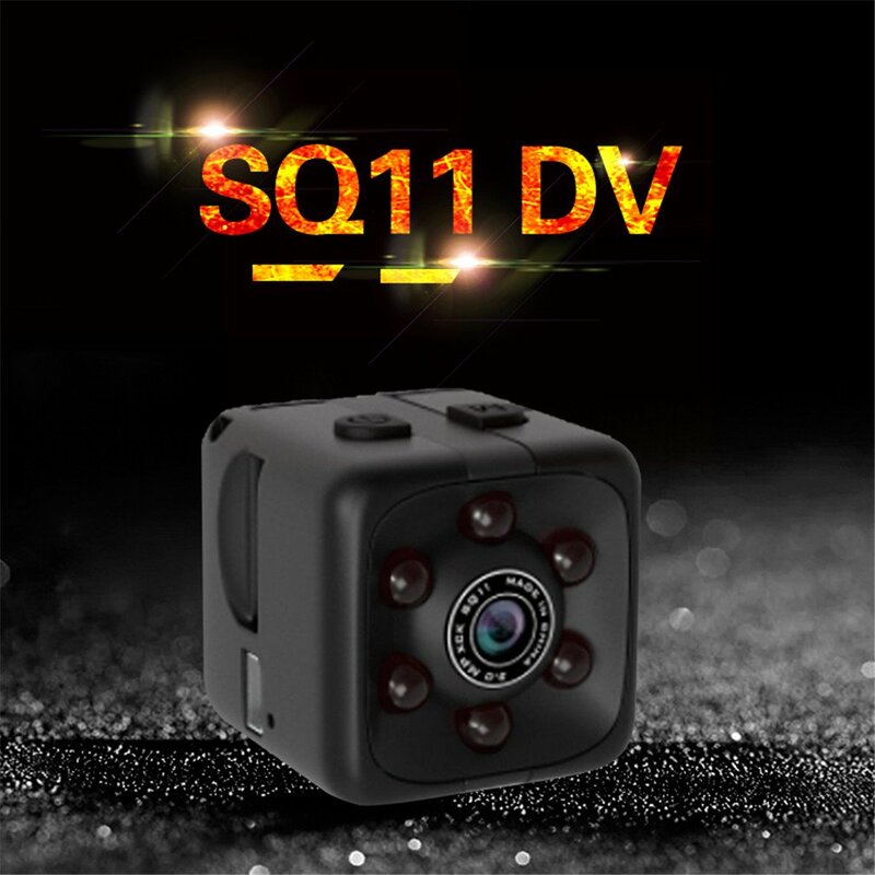 Sq 11-ミニカメラhd 1080p,赤外線スポーツセンサー,太ももモーションセンサー,ミニナイトビジョン,マイクロカメラ,DVR