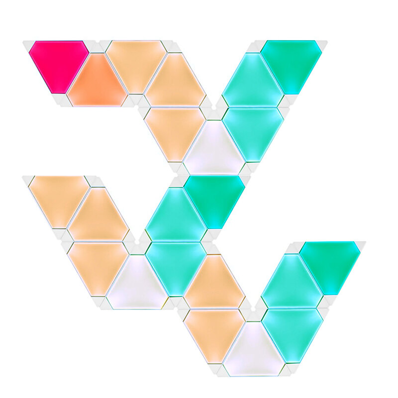Nowy oryginalny trójkąt nanoaf noc pełny kolor inteligentne dziwne światło praca z Mijia dla Apple Homekit Google Home ustawienie niestandardowe