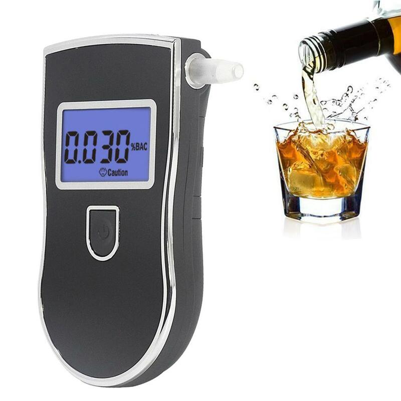 Diseño profesional de la ruta de aire LCD Digital de prueba de Alcohol de respiración Analizador de Alcohol Lcd alcoholímetro portátil