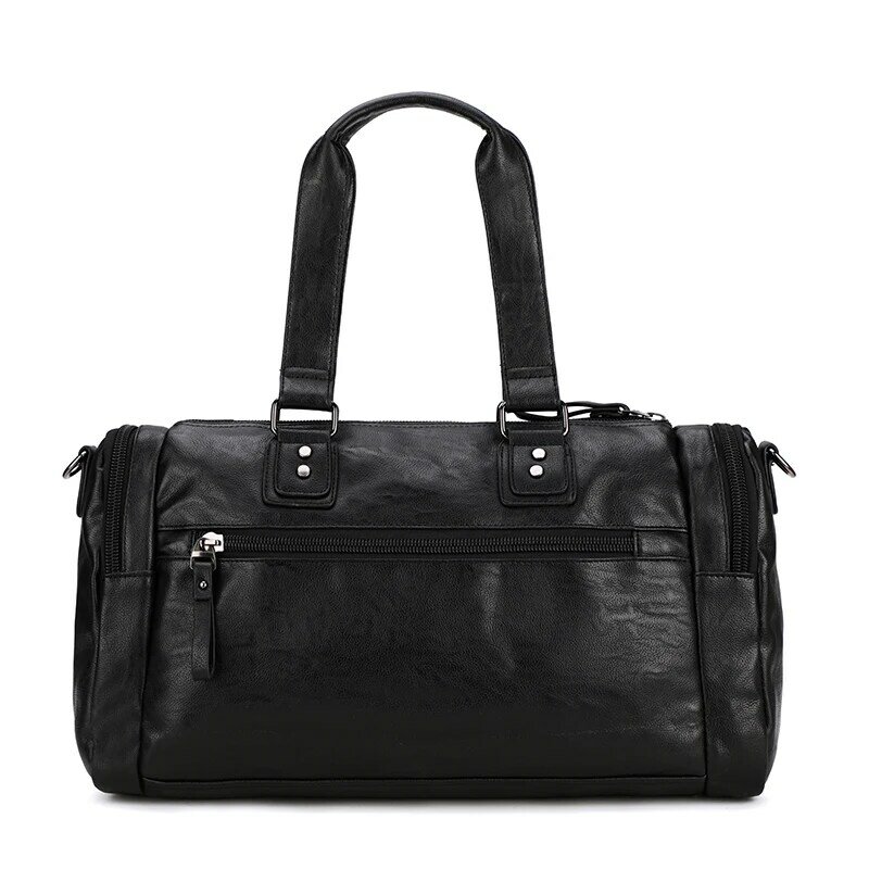 YILIAN Высококачественная кожаная вместительная сумка для путешествий Мужская мягкая переносная Повседневная модная сумка на одно плечо для ...