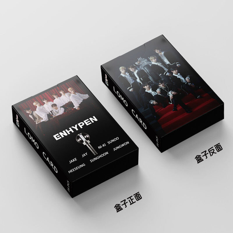 54 Stks/set Kpop Enhypen Photocards Jungwon Jay Lomo Kaart Hd Hoge Kwaliteit Foto Kaart Voor Enhypen Fans Gift Collection