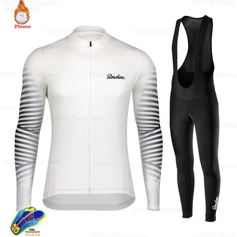 Raudex-ropa De Ciclismo De Invierno Para Equipo Profesional, Conjunto De Pantalon De Triatlón Y Lana Raudax, 2021