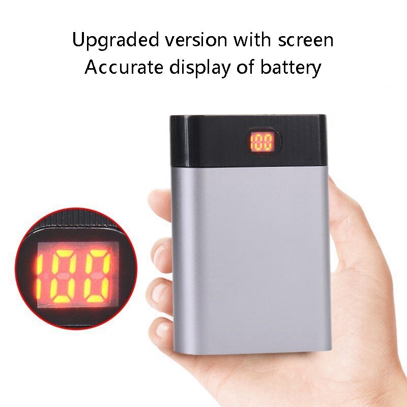 Power Bank Box 4X18650 Battery Pack DIY Smart Charge Fast Charger with Smart LED Display