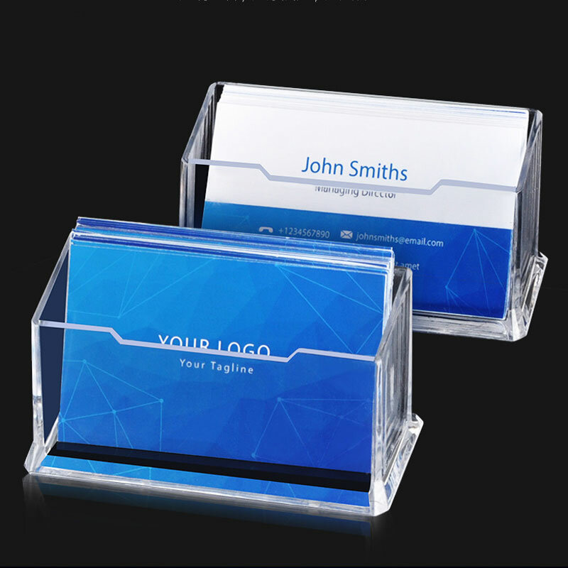명함 홀더, 싱글 레이어 더블 레이어 3 겹 홀더 카드 홀더 데스크탑 스토리지 투명 심플한 디자인