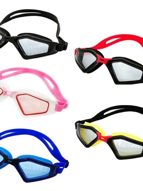 Masculino e feminino moda natação óculos profissional impermeável transparente duplo anti-nevoeiro óculos anti-ultravioleta