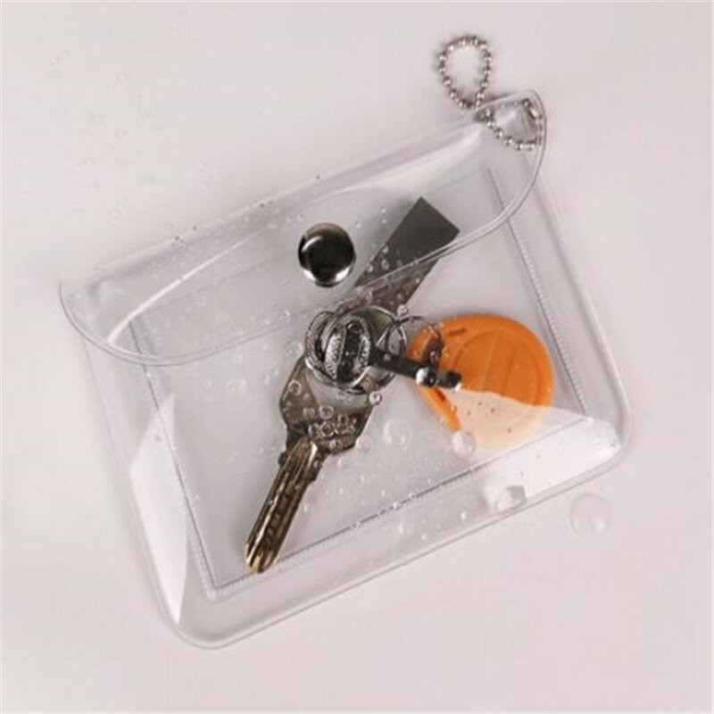 Przezroczyste torebki damskie PVC wyczyść torebka typu Jelly Bag Mini pieniądze etui z miejscem na karty wyczyść portfel panie torebka portfel Jelly Card Holder