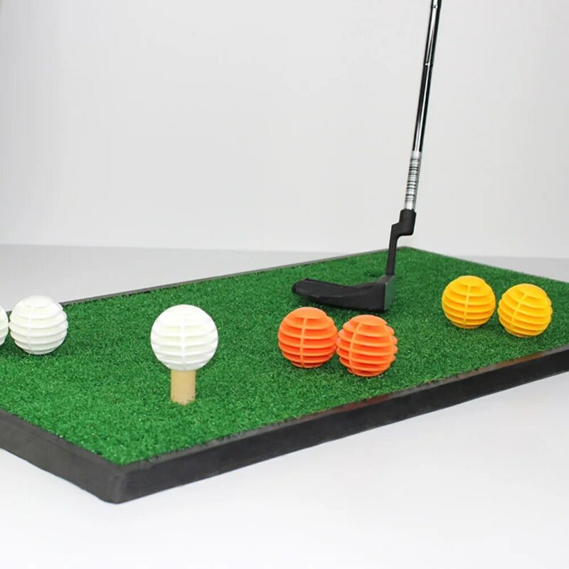 Bolas de entrenamiento de Golf de goma sintética, accesorios deportivos, 5 unids/set por juego