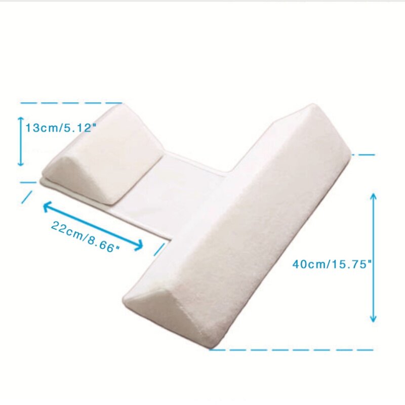 Cuscino per lo Styling del neonato modellante cuscino per dormire laterale anti-ribaltamento triangolo cuscino di posizionamento per neonati per 0-6 mesi