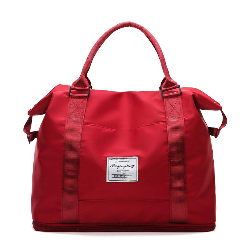 Большая Нейлоновая дорожная сумка для женщин, сепарационная спортивная сумка для влажного и сухого отдыха, женская сумочка для фитнеса, тре...