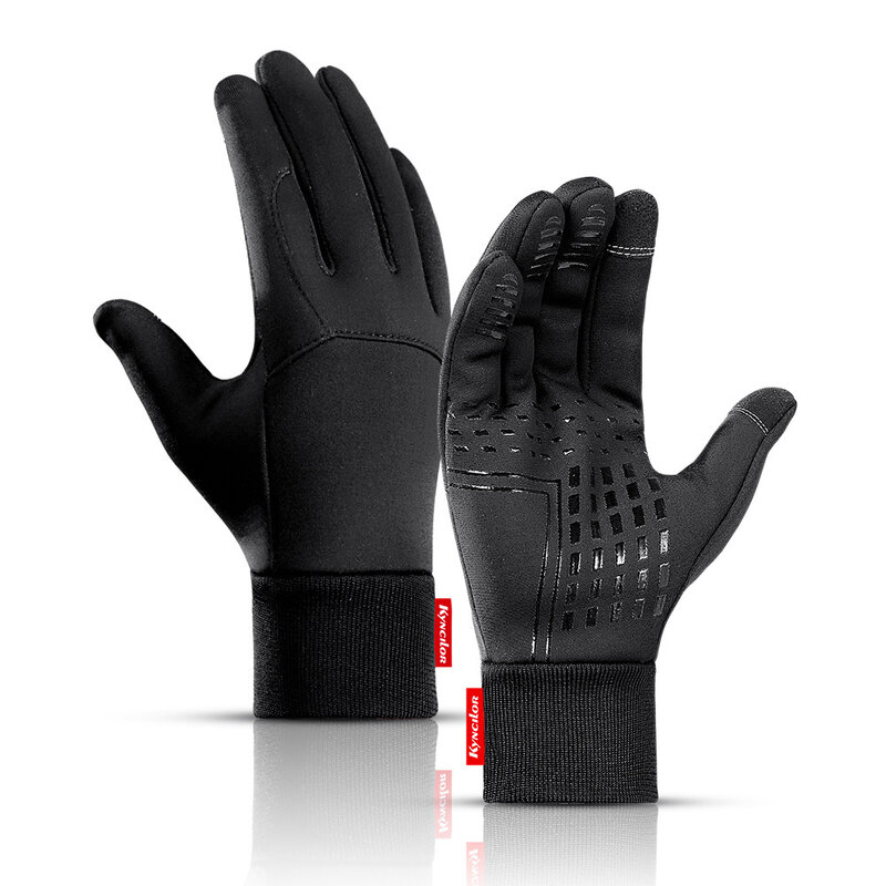 Gants d'hiver pour hommes femmes toucher froid imperméable gants de moto Sports de plein air chaud thermique polaire gants de Ski de course