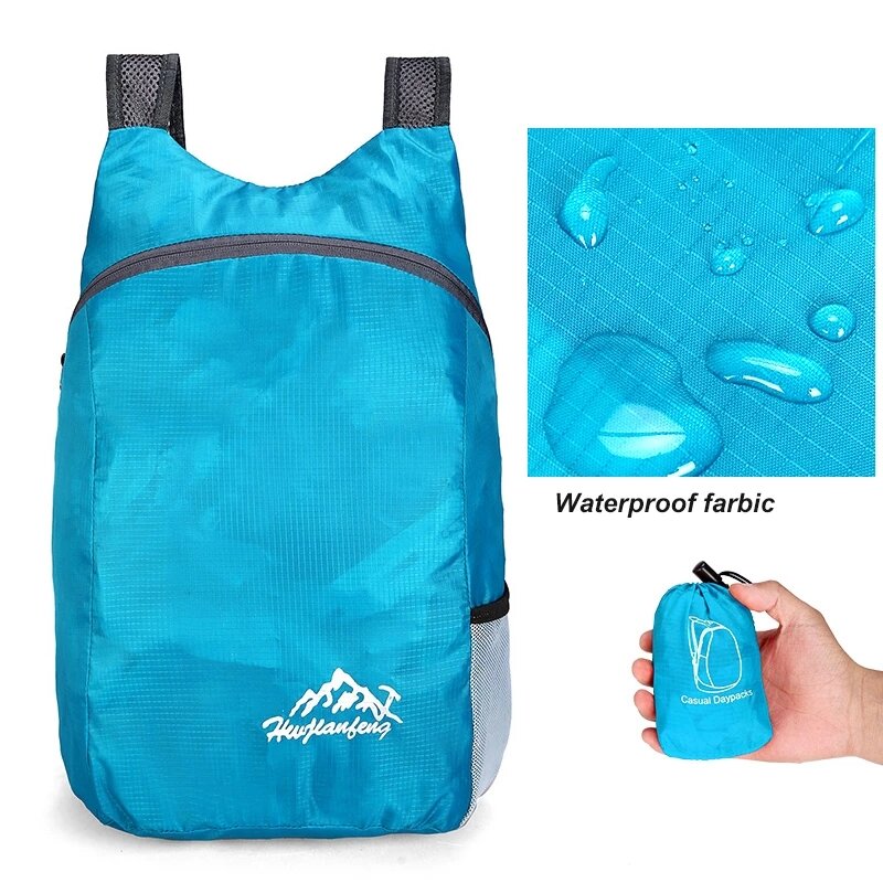 15l impermeável mochila de viagem dobrável mochila para homens mulher leve caminhadas acampamento correndo-40