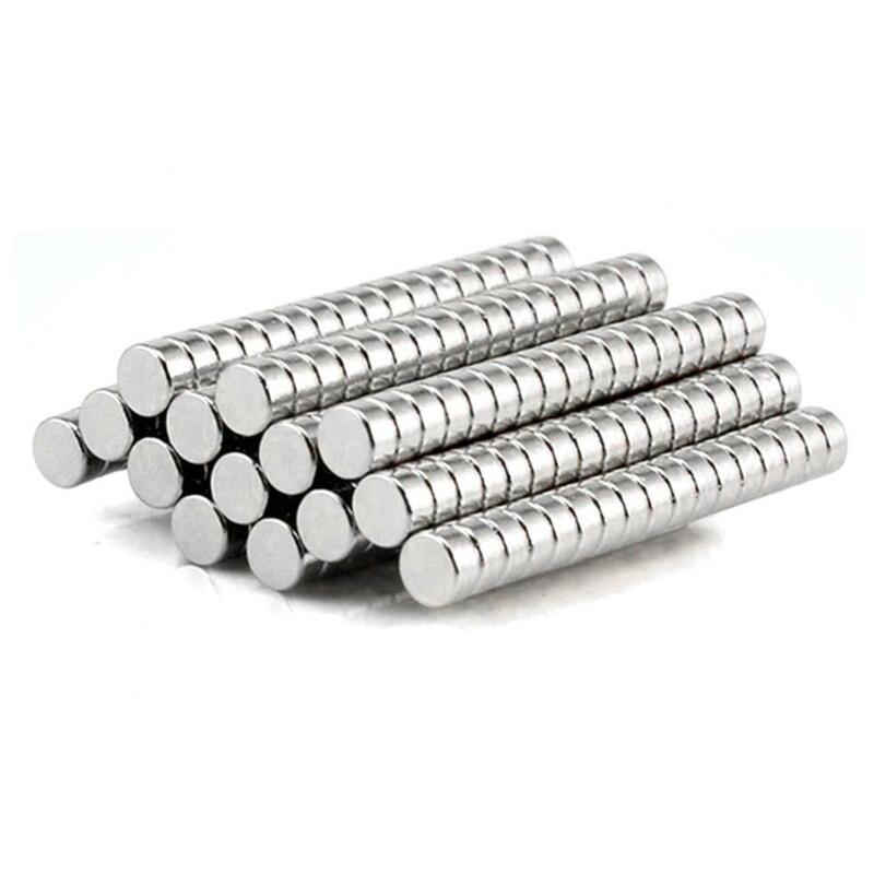 Dropshipping 50Pcs 4x2mm Round Shape Rare Earth Neodymium Super Strong Magnetic NdFeB Magnet