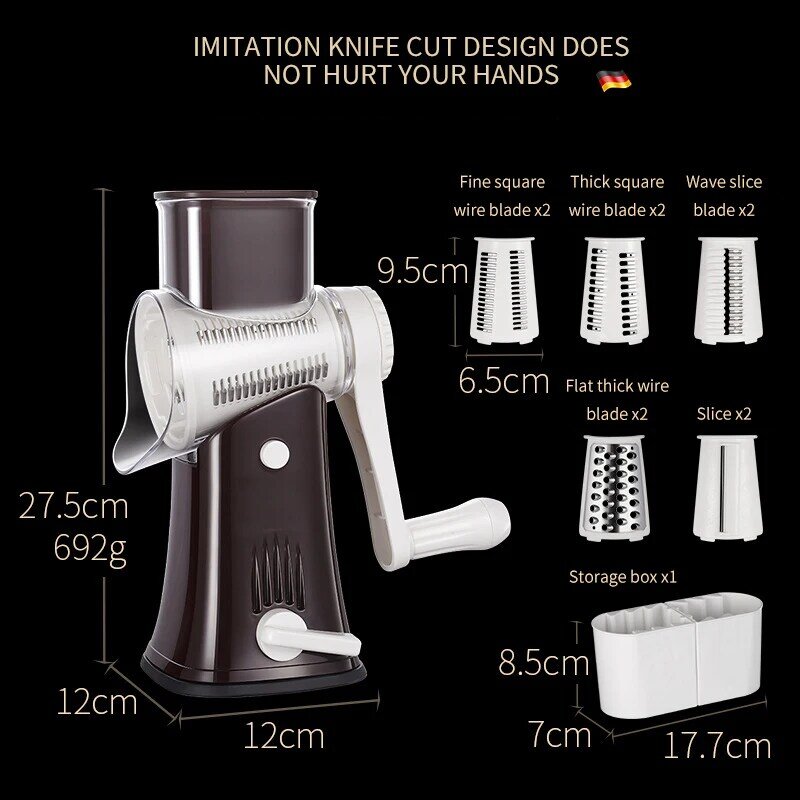 New Vegetable Cutter Multifunctional 12 In 1 Slicer Fruit Potato Peeler Carrot Grater Kitchen Accessories Vegetable Slicer