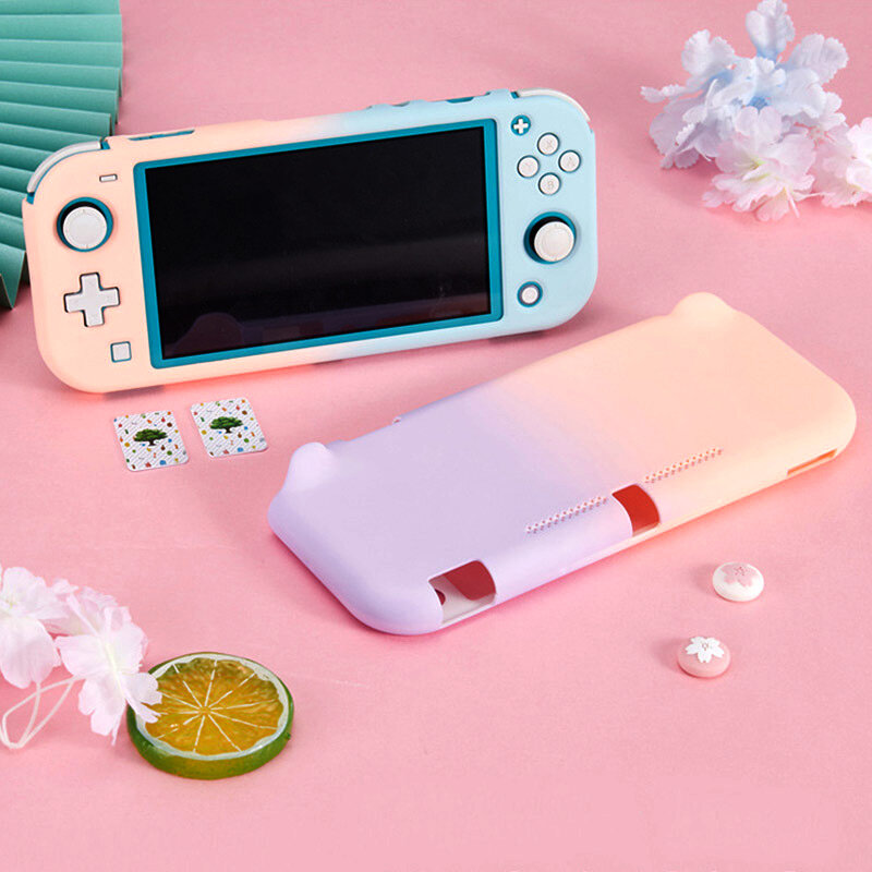 Carcasa protectora de Color degradado para Nintendo Switch Lite, carcasa dura para PC, accesorios para consola de juegos NS Lite