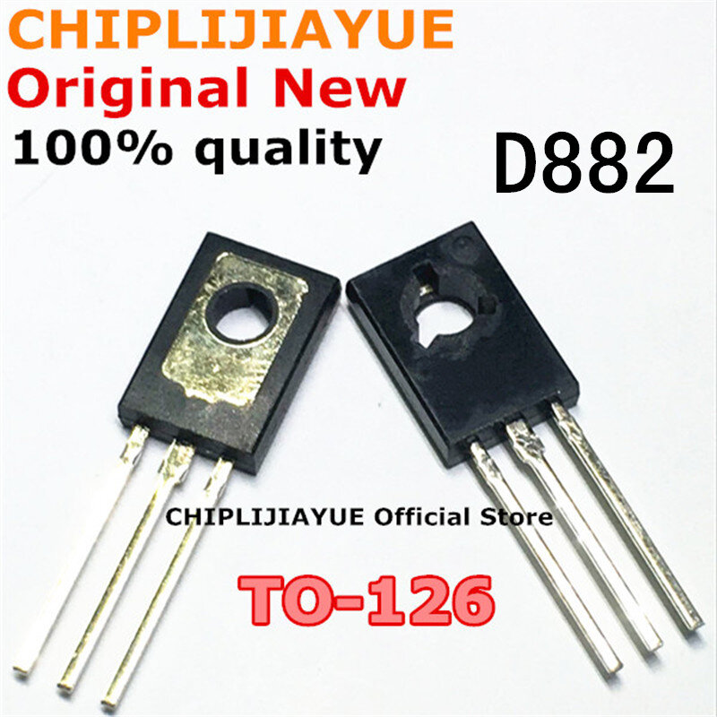 20PCS D882 TO126 2SD882-126 882 Baru dan Asli Chipset IC