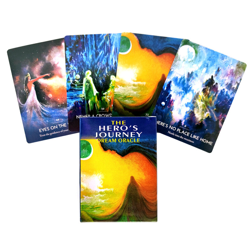O heros journey sonho oracle cards 52 pcs inglês ler destino cartão jogo de tabuleiro