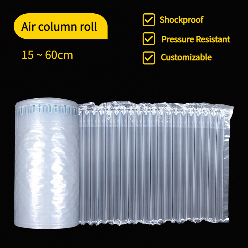 Bolsa de columna de aire a prueba de golpes y resistencia a la presión, embalaje de amortiguación, 1 rollo de 50 metros personalizable