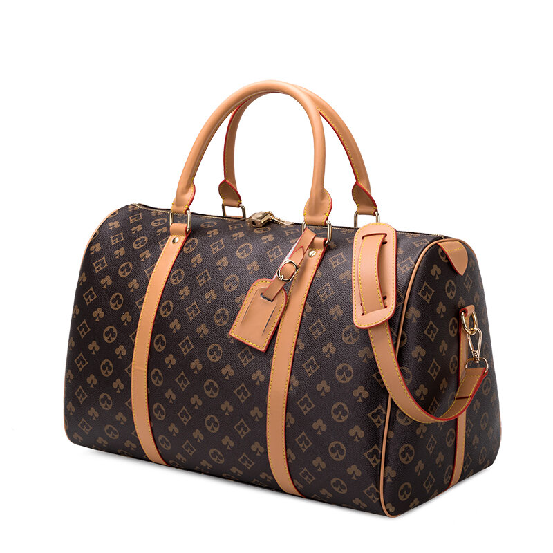 Fashion Waterproof Travel Bags Men/Women Fitness Handbag Leather Shoulder Bag Business Large Travel Tote Luggage Bag Male/Female