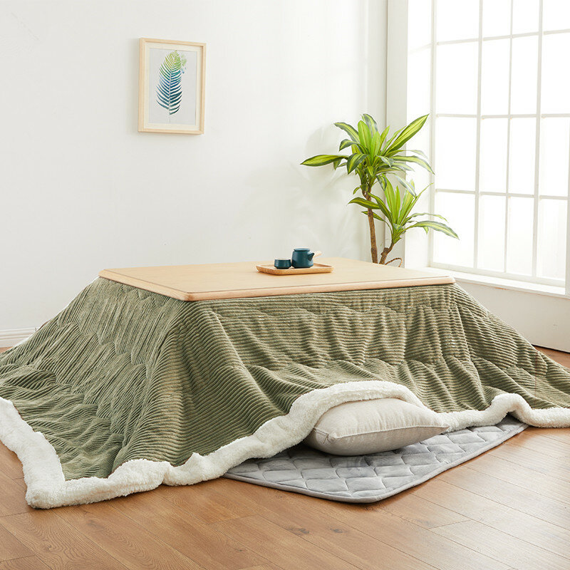 2021 neue Kotatsu Tisch Nordic Design Solid Oak Holz Japanischen Möbel Für Wohnzimmer Casual Erhitzt Center Tee Tatami Tisch