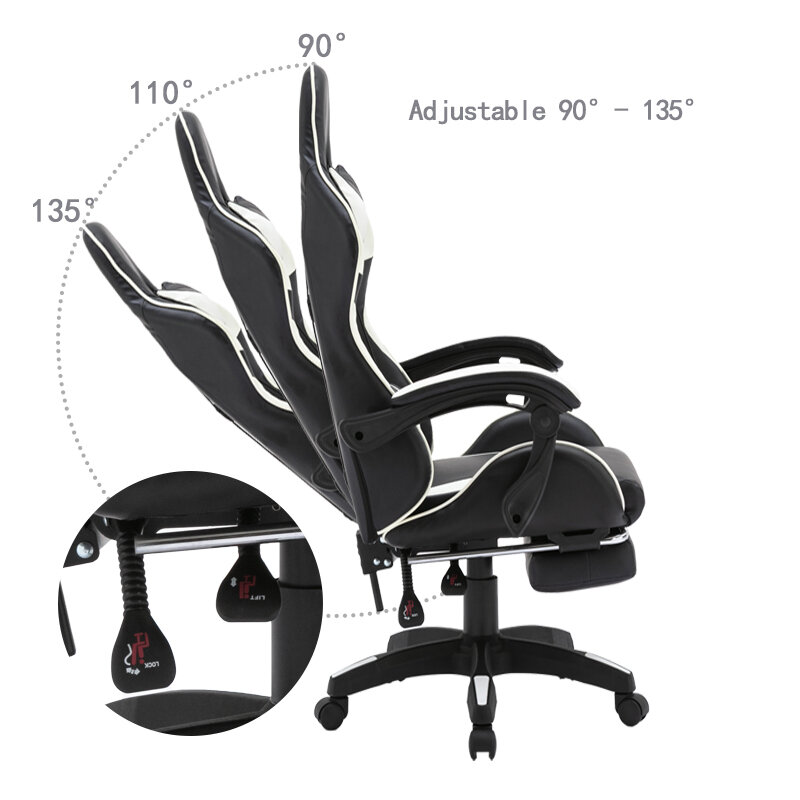 Cadeira gamer wcg, cadeira de escritório para levantamento e transporte de internet
