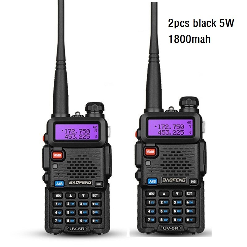 2 Stuks Baofeng Uv-5r Cb Radio Vox 10 Km Walkie Talkie Paar Twee Manier Radio Communicador Voor Baofeng Ham Raido uv5r
