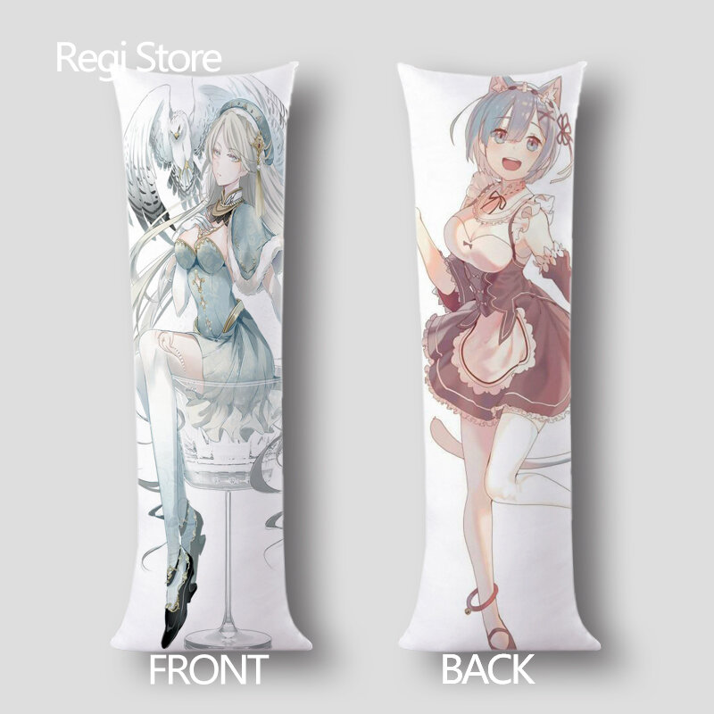 Personaggio dei cartoni animati corpo federa biancheria da letto decorazione cuscino cuscino personalizzato cartone animato ragazza otaku regalo