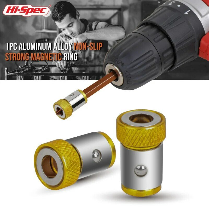 Magnetic Bit Holder Alloy 1/4” Screwdriver Bit Universal Electric Magnetic Ring for 6.35mm Shank Anti-Corrosion Drill Bit