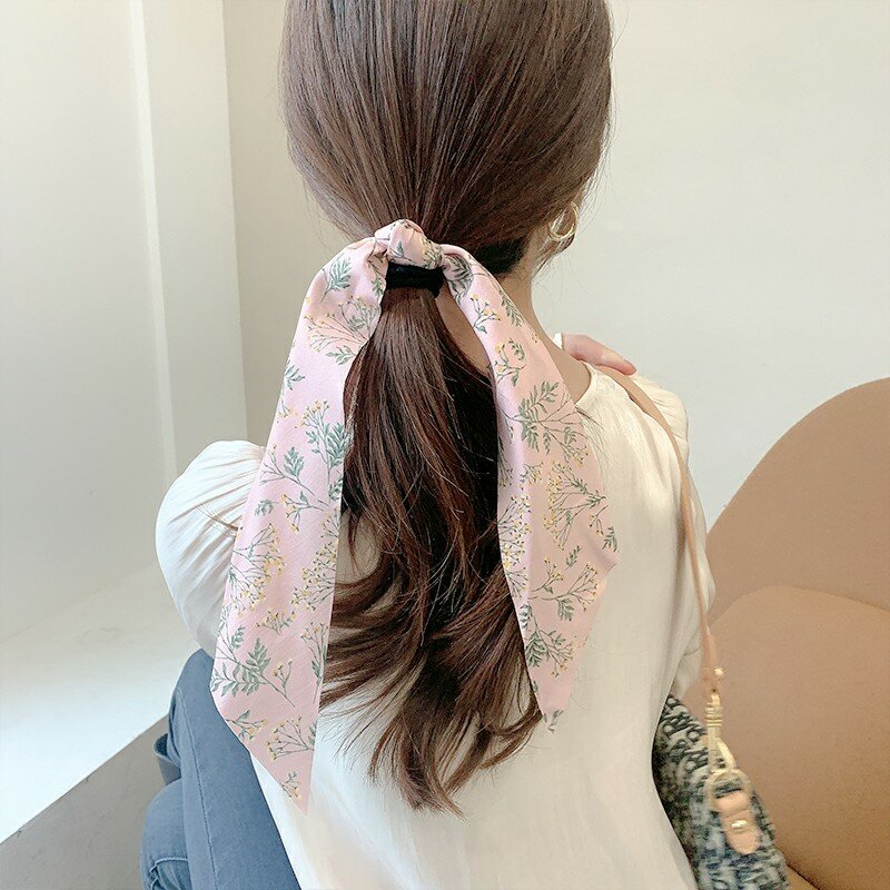 Hairband de seda longa fita de seda hairband bandagem de cabelo de fadas mori estilo de cabelo