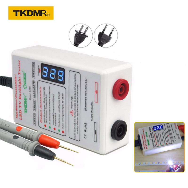 TKDMR-probador de retroiluminación de 0-330V, herramienta de ajuste inteligente de voltaje para TV LCD de todos los tamaños, cuentas de lámpara LED, No desmonte la pantalla