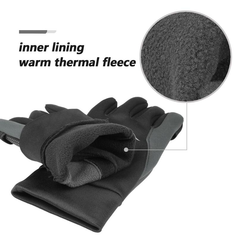 Ozero Unisex Touchscreen Thermische Warm Fiets Camping Wandelen Motorhandschoenen Outdoor Sport Volledige Fingers Fietsen Handschoenen
