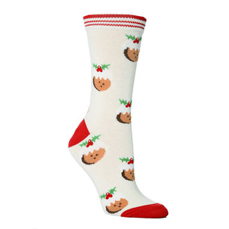 New Year 2021 Unisex Christmas Sock Women Casual Cute Cartoon Thickness Stockings Sleeping Funny Socks mujer