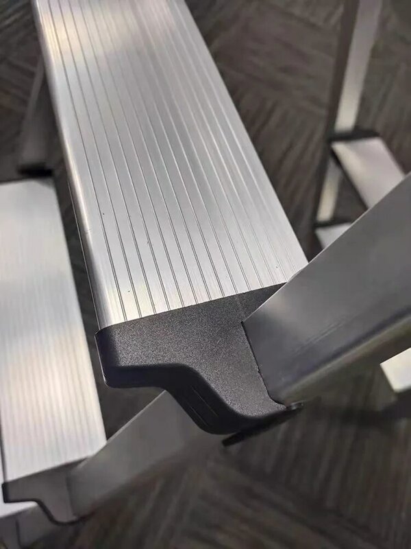 Escalera de espiga gruesa de aleación de aluminio, taburete plegable multifuncional para interiores y exteriores, portátil, para ingeniería