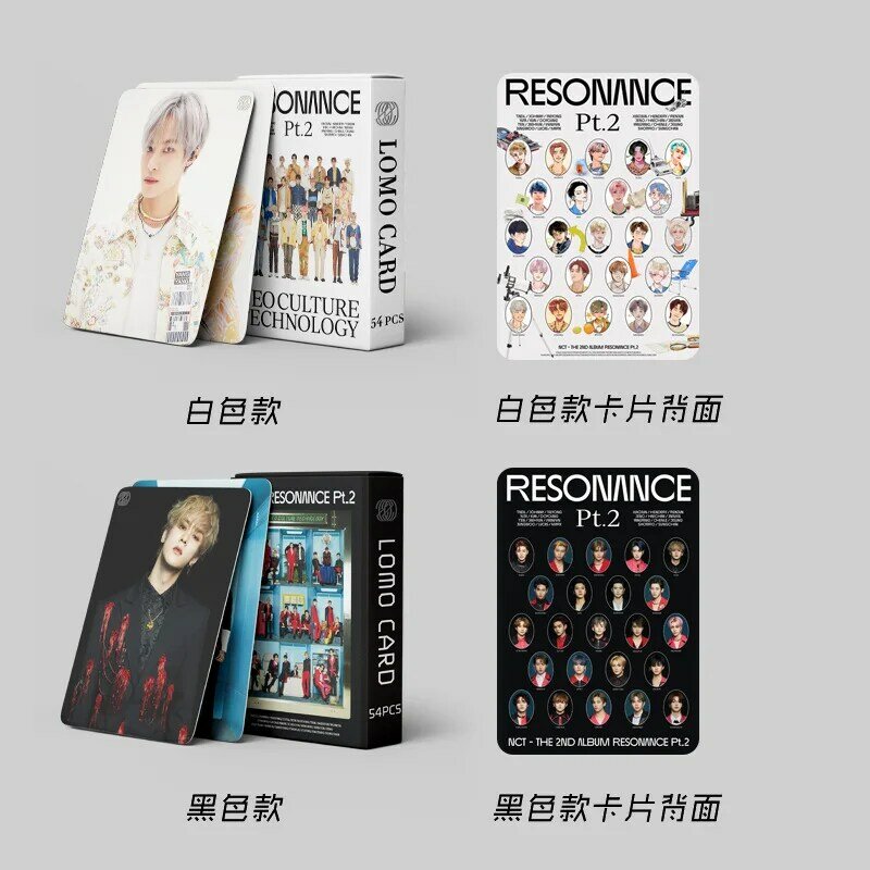 54 pz/set NCT 2020 nuovo Album risonanza Poster Lomo Cards moda foto cartolina regalo di cancelleria Kawaii