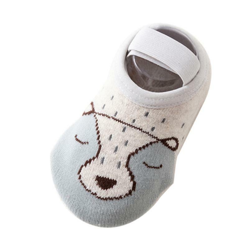 1 Pair Baby Girl & Boy Toddler Anti-slip Socks Grip Slippers Toddler Floor infant Cute Cartoon Boat Soft Cotton Animal Socks New