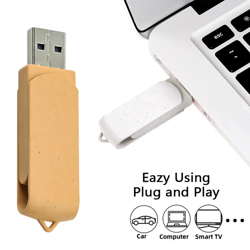 JASTER-unidad flash usb de plástico P056, unidad USB de un solo cabezal, protección ambiental, regalo pequeño, 16GB, 32GB