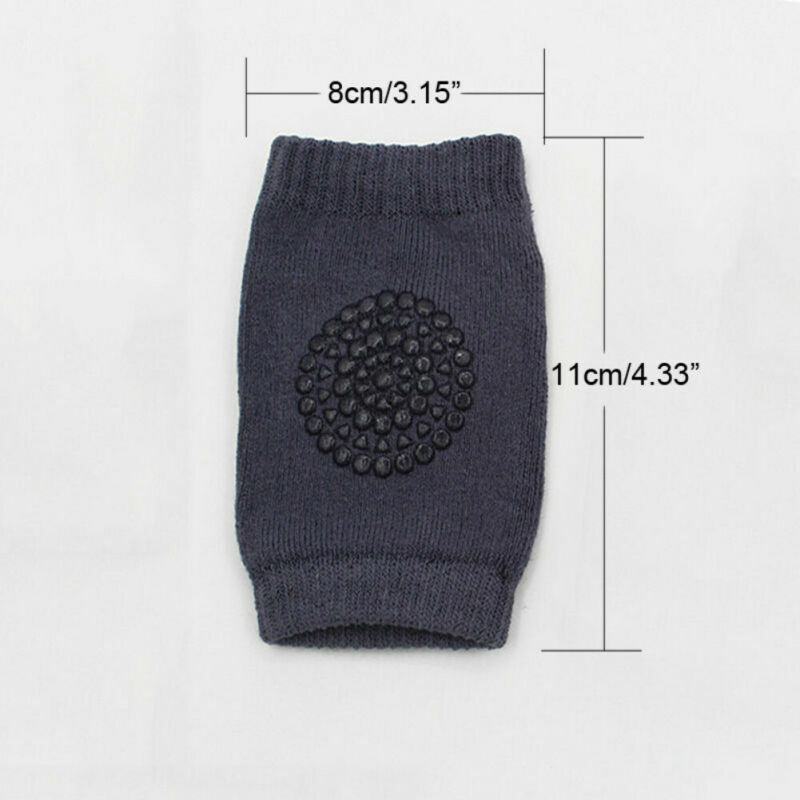 2021 Baby Accessories Baby Infants Safety Elbow Crawling Knee Breathable Warmer Protector Silica Gel Dots Anti-Slip Knee Pads