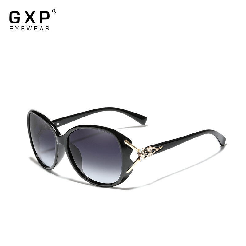 Gxp-女性用偏光サングラス,大型レトロフレーム,ラグジュアリー,デザイナーブランド
