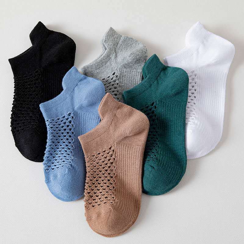 Chaussettes courtes d'été en maille de coton pour homme, lot de 3 paires, respirantes, confortables, décontractées, blanches, tendance, 1 paire