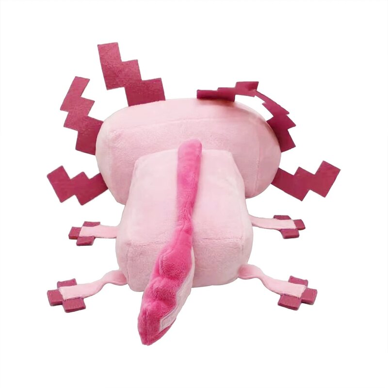 Axolotl – peluche douce en forme de dinosaure rose, jouet de décoration de lit pour chambre d'enfant