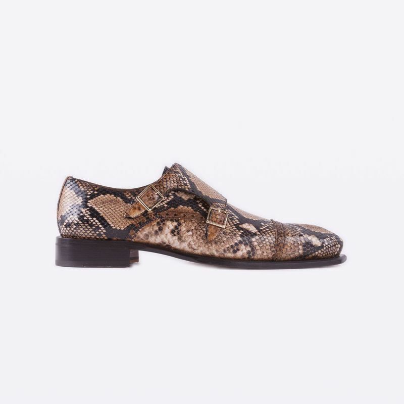 Zapatos de negocios formales con hebilla de PU para hombre, botas de alta calidad con suela plana, KS211, otoño, 2021
