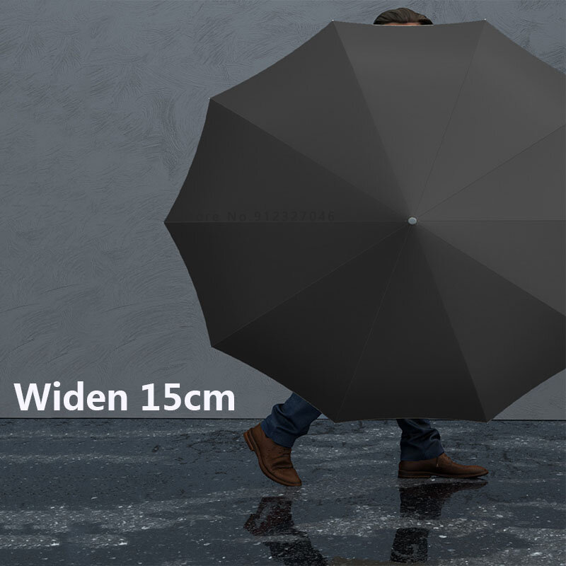 Recarregável 3 olhos led lanterna à prova de vento guarda-chuva masculino feminino dobrável automático guarda-chuva chuva grande guarda-chuva